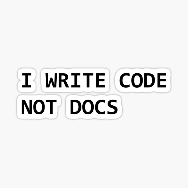 Artikel-Vorschau von Ich schreibe Code, keine Dokumente, designt und verkauft von StackGear.