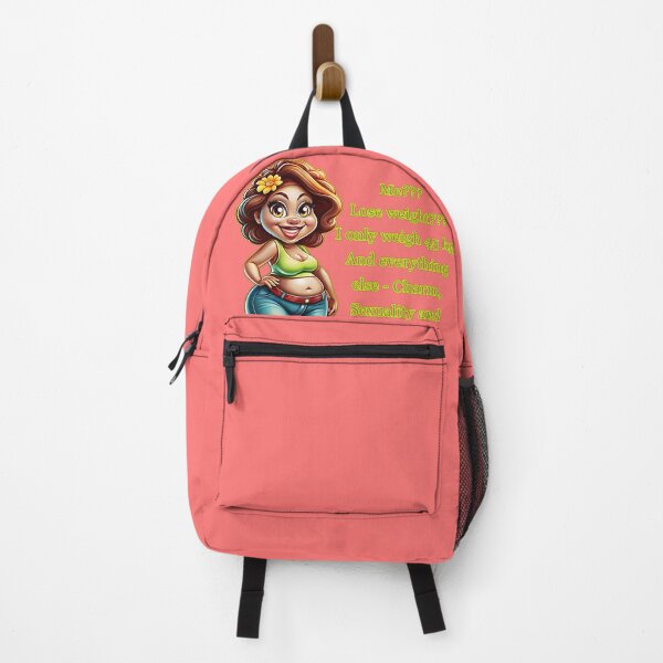 Item preview, Funny Fat Woman, funny fat woman, humor, anecdote, caption: Me??? Lose weight??? I only weigh 45 kg... And everything else - Charm, Sexuality and Charisma..!!! designed and sold by orthodox-icon.