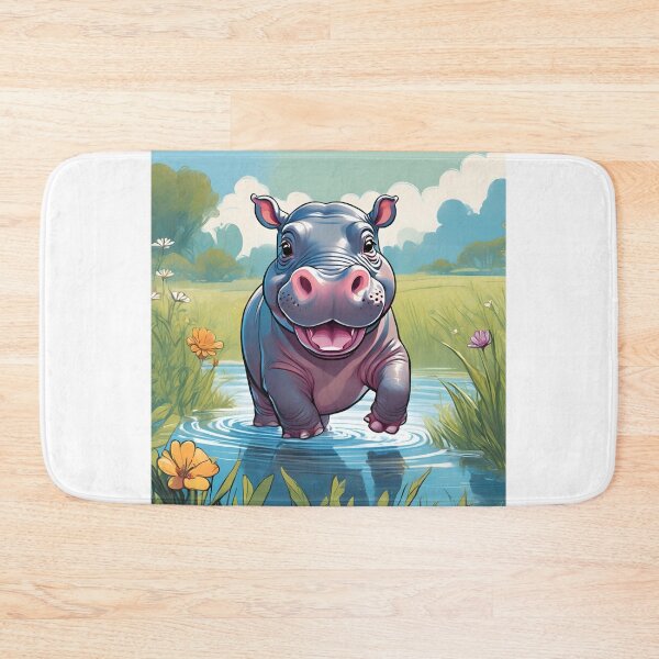 Item preview, hippo so cute designed and sold by pig2u.
