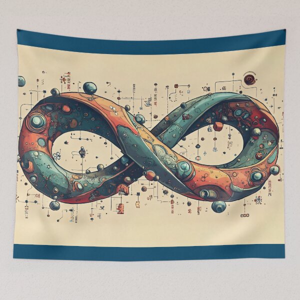 Item preview, Endless Possibilities: Infinity Symbol Art designed and sold by AmuraLumina.