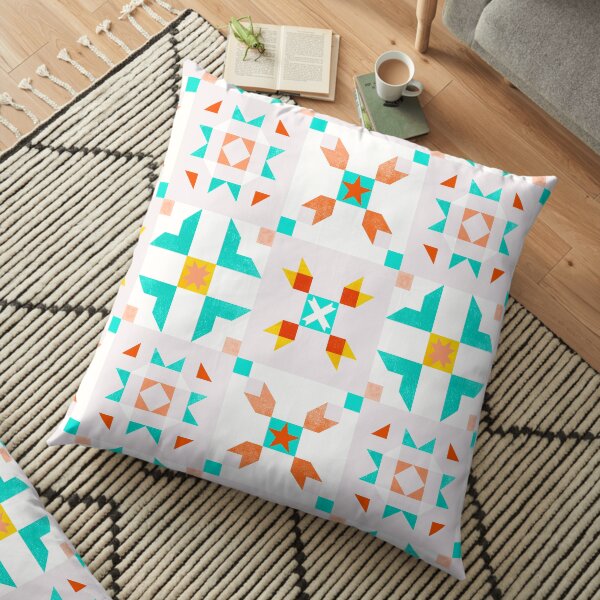 Macoccan pattern no3 - pastel Floor Pillow