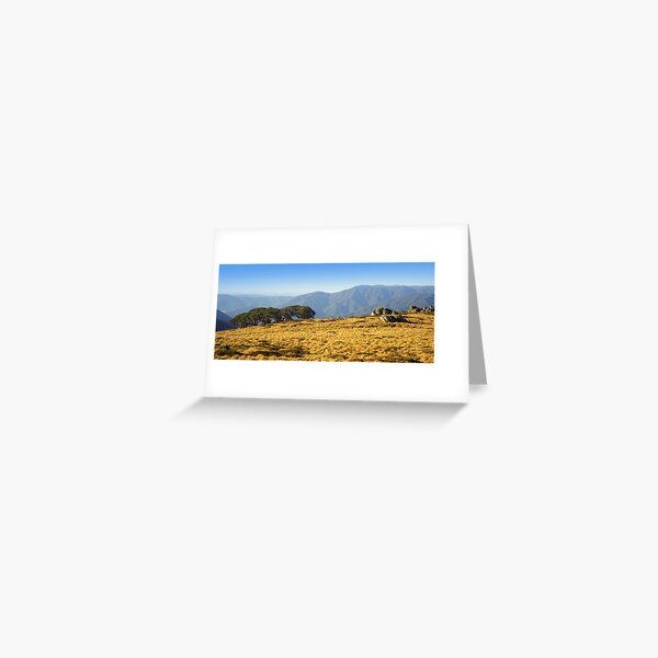 Mt Bogong from Mt Fainters Greeting Card
