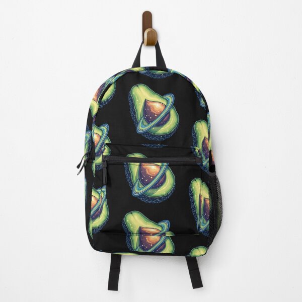 Item preview, Cosmic Avocado – Space-Themed Food Art with Planetary Pit designed and sold by pixelated_echoes.