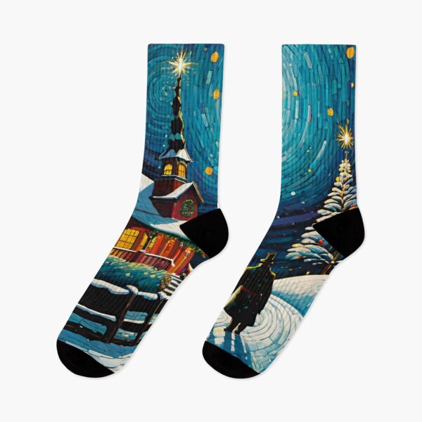 Item preview, Holiday Wonderland: House and Stream Scene designed and sold by GrizzlyCollective.