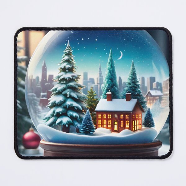 Item preview, Christmas House and Tree in Snow Globe designed and sold by GrizzlyCollective.