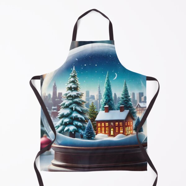 Item preview, Christmas House and Tree in Snow Globe designed and sold by GrizzlyCollective.