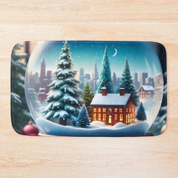 Item preview, Christmas House and Tree in Snow Globe designed and sold by GrizzlyCollective.