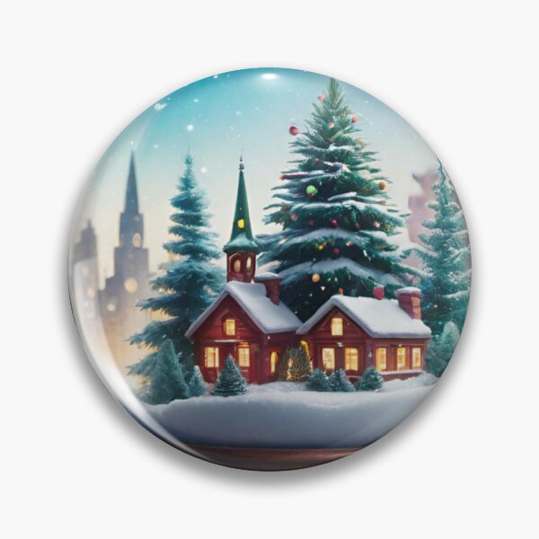 Item preview, Magical Snow Globe with Christmas Scene Inside designed and sold by GrizzlyCollective.