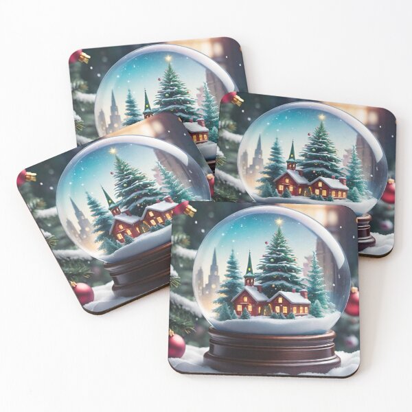 Item preview, Magical Snow Globe with Christmas Scene Inside designed and sold by GrizzlyCollective.