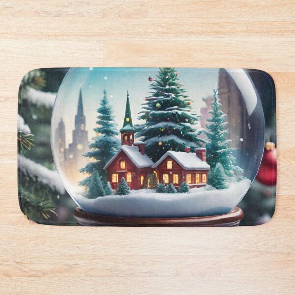 Item preview, Magical Snow Globe with Christmas Scene Inside designed and sold by GrizzlyCollective.