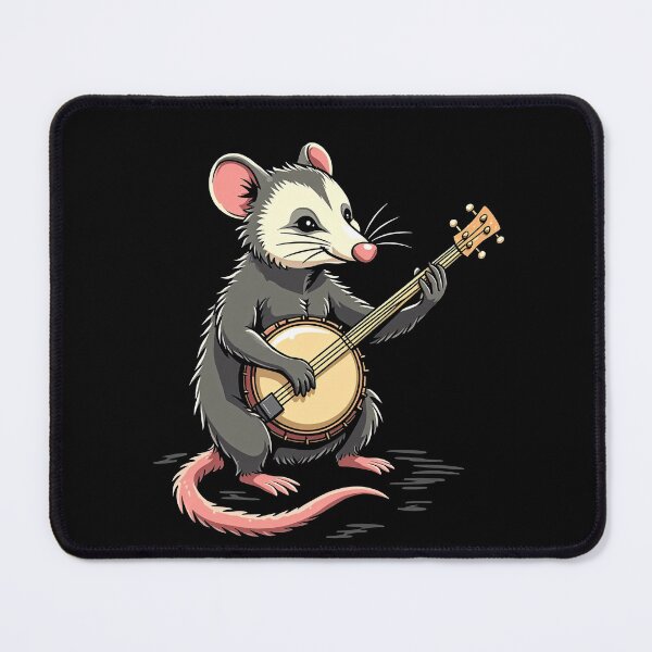 Item preview, Funny Opossum Playing Banjo - Banjo Lovers designed and sold by kjp-design.