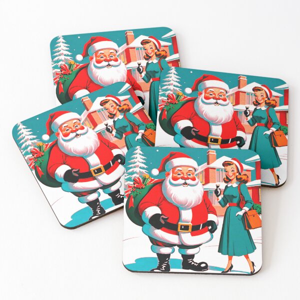 Artikelvorschau, Weihnachtsmann und Frau Claus feiern zusammen entworfen und verkauft von GrizzlyCollective.