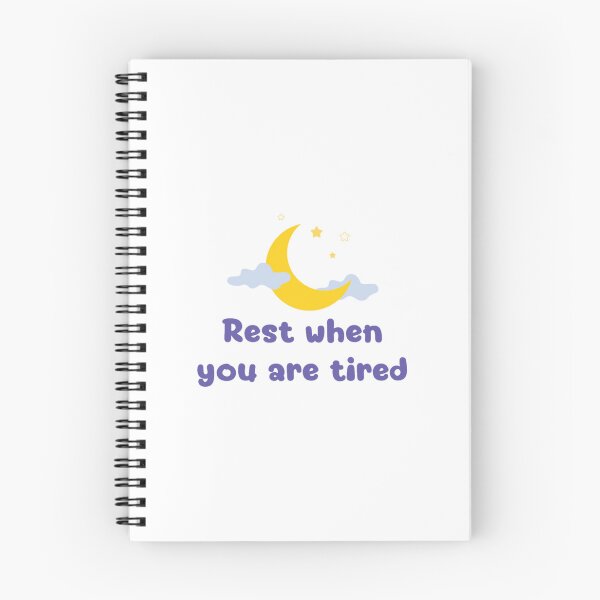 Item preview, Rest When You Are Tired Inspirational Self-Care Quote | Daily Reminder designed and sold by Lucesco.