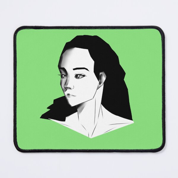 Item preview, Cartoon long hair portrait designed and sold by Wish Design.