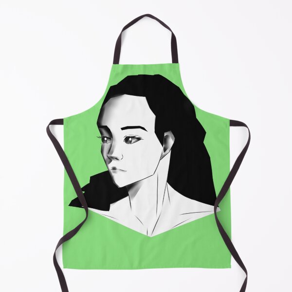 Item preview, Cartoon long hair portrait designed and sold by Wish Design.