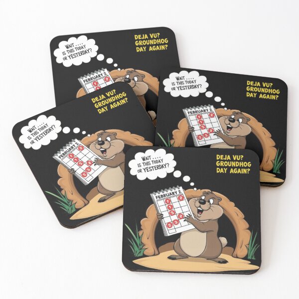 Item preview, Groundhog Day Confusion Funny Cartoon Groundhog Tee designed and sold by cirereyes.
