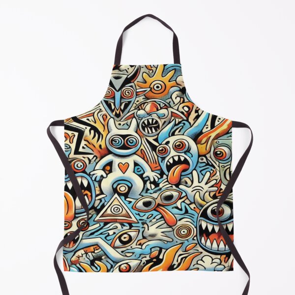 Item preview, Anime Villains in Miró’s Chaos – Perfect Gift for Holidays designed and sold by Imaginarium of Chaos falcon88 .