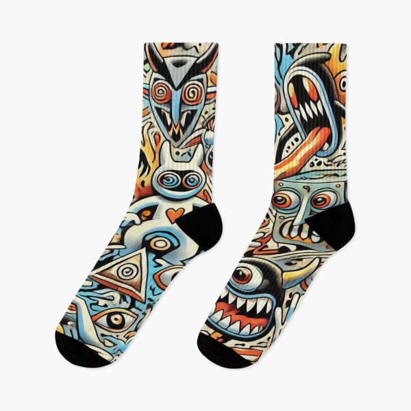 Item preview, Anime Villains in Miró’s Chaos – Perfect Gift for Holidays designed and sold by Imaginarium of Chaos falcon88 .