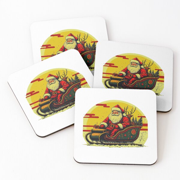 Item preview, Santa Claus Vintage Sleigh , Christmas Holiday Graphic , Retro Santa Claus Holiday , Festive Season designed and sold by Indyadizine.