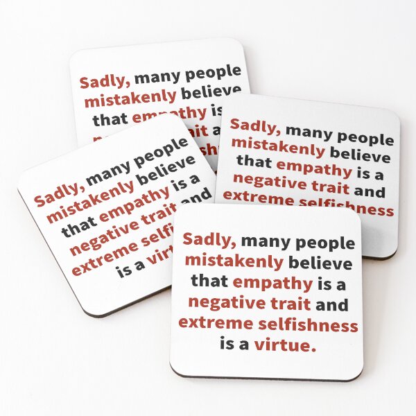 Item preview, Selfishness is not a virtue.  designed and sold by Rachel the Artist .