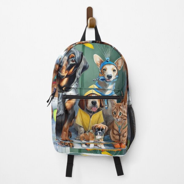 Item preview, Rain-Ready Pets: Adorable Dogs & Cats with Stylish Accessories designed and sold by MiHijoDesign.