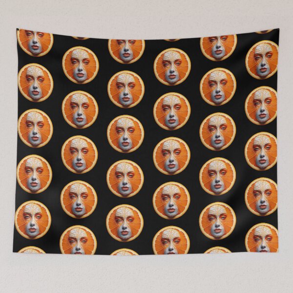 Item preview, Orange Woman Face | Fruits Patterns | Fruit Creatures Collection designed and sold by monkeybusiness.pt.