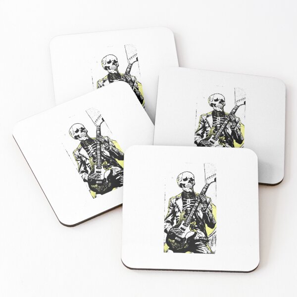 Item preview, Guitar Man Skeleton (White/Yellow) designed and sold by HantaN6.