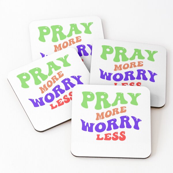 Item preview, Pray more worry less designed and sold by KingdomDesigns2.