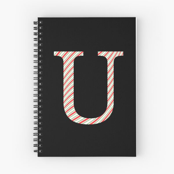 Item preview, Christmas candy cane letter U designed and sold by AmyJStickers.