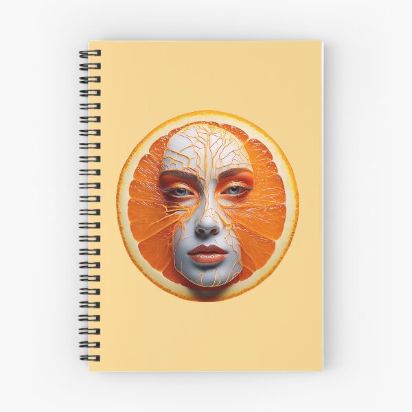 Item preview, Orange Woman Face | Fruits Patterns | Fruit Creatures Collection designed and sold by monkeybusiness.pt.