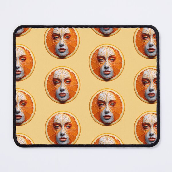 Item preview, Orange Woman Face | Fruits Patterns | Fruit Creatures Collection designed and sold by monkeybusiness.pt.