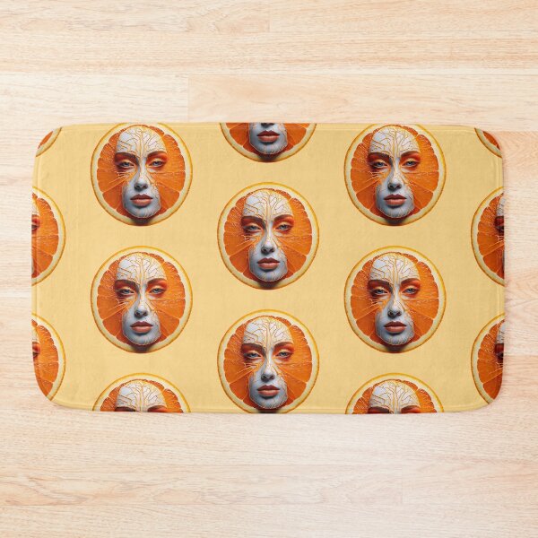 Item preview, Orange Woman Face | Fruits Patterns | Fruit Creatures Collection designed and sold by monkeybusiness.pt.