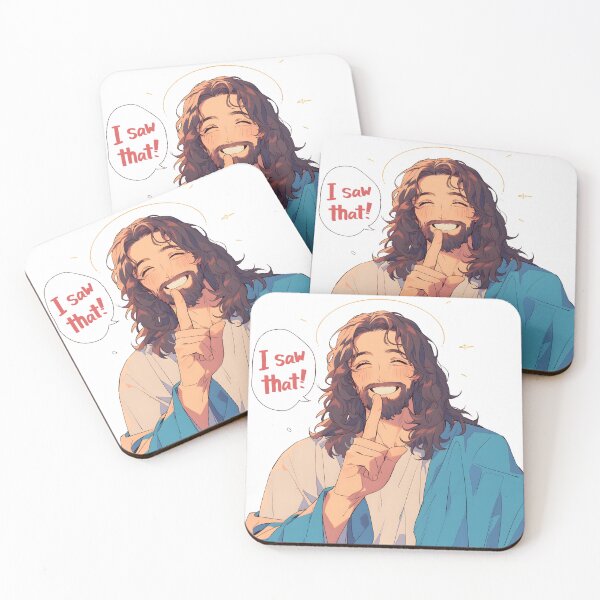 Item preview, Jesus Is Watching Meme designed and sold by StickySparkle.
