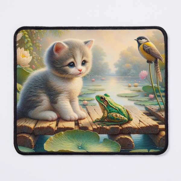 Item preview, Kitten and Friends designed and sold by M-Y-A-R-T-.