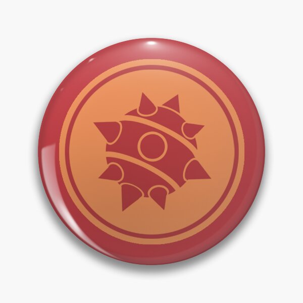 Item preview, Team Fortress 2 Demoman Pocket Crest - Red designed and sold by Reds94.