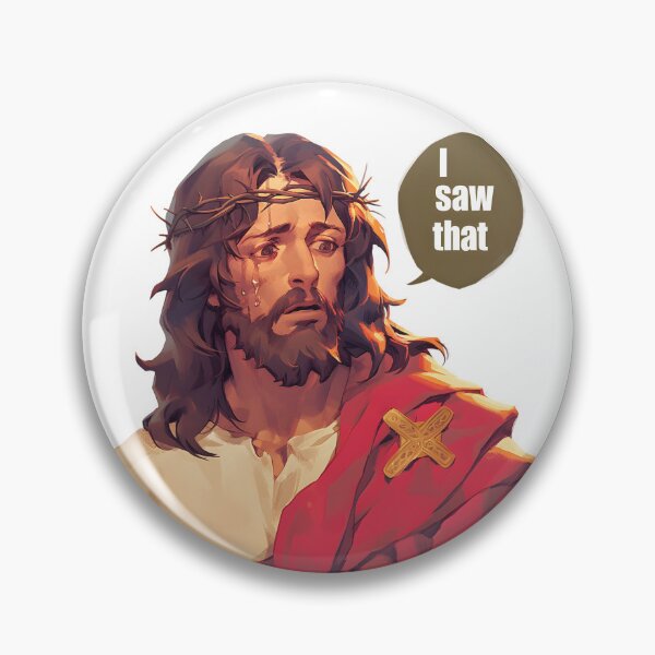 Item preview, Jesus Is Watching Meme designed and sold by StickySparkle.