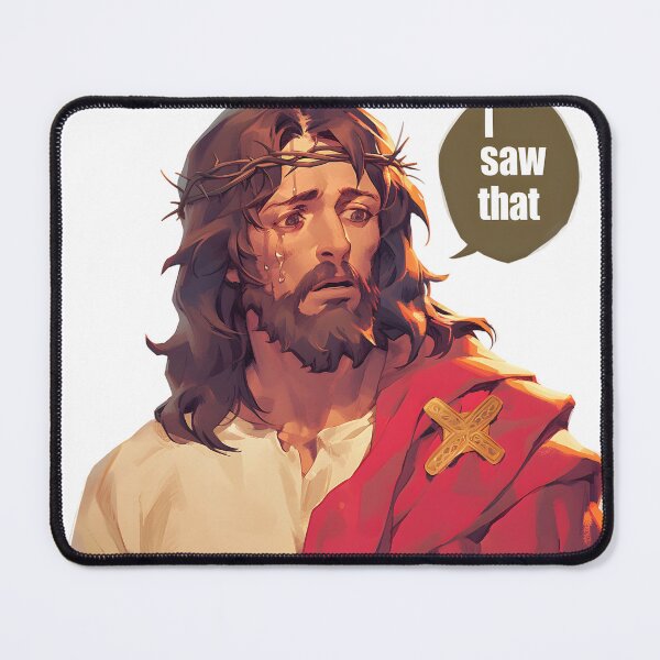 Item preview, Jesus Is Watching Meme designed and sold by StickySparkle.