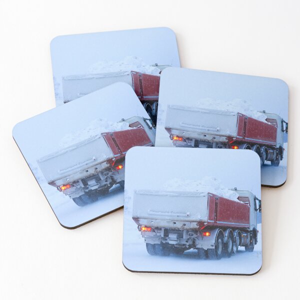 Item preview, Tipper Truck Hauls Snow  designed and sold by Taina Sohlman.