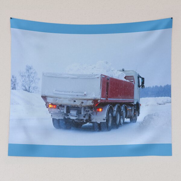 Item preview, Tipper Truck Hauls Snow  designed and sold by Taina Sohlman.