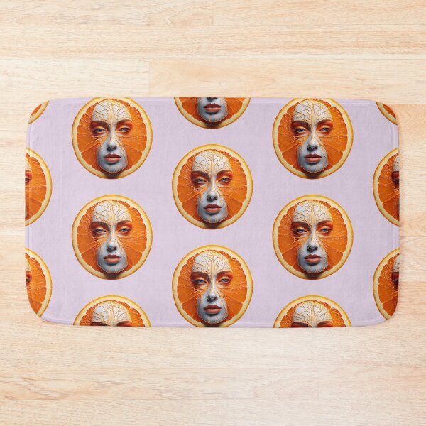 Item preview, Orange Woman Face | Fruits Patterns | Fruit Creatures Collection designed and sold by monkeybusiness.pt.