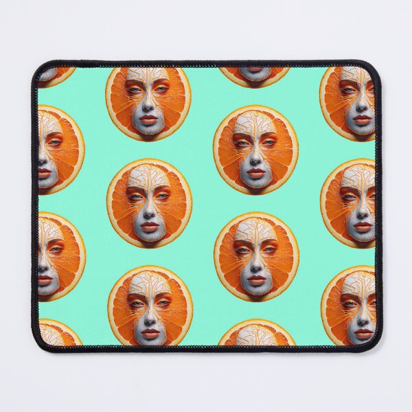 Item preview, Orange Woman Face | Fruits Patterns | Fruit Creatures Collection designed and sold by monkeybusiness.pt.