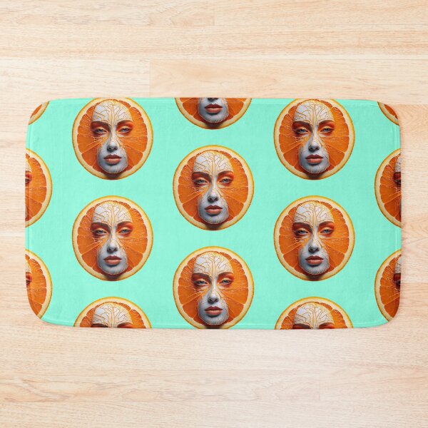 Item preview, Orange Woman Face | Fruits Patterns | Fruit Creatures Collection designed and sold by monkeybusiness.pt.