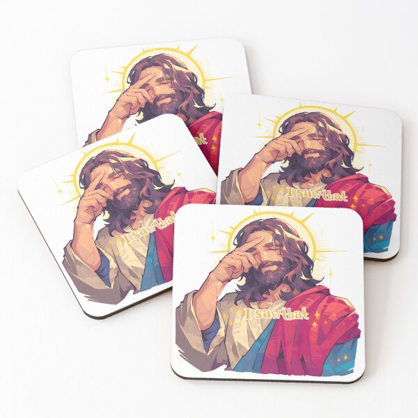 Item preview, Jesus Is Watching Meme designed and sold by StickySparkle.