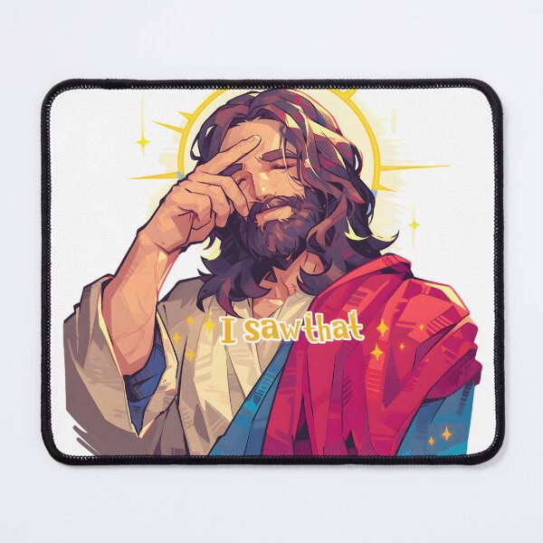 Item preview, Jesus Is Watching Meme designed and sold by StickySparkle.