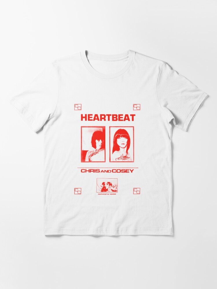 Chris & Cosey - Heartbeat red | Essential T-Shirt