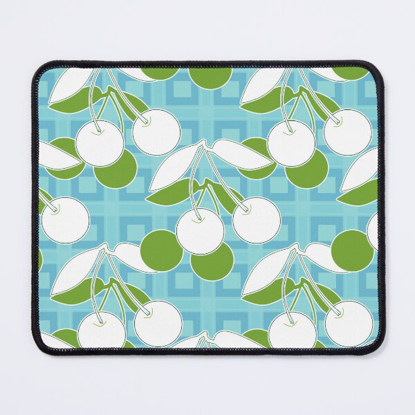 Item preview, Seamless pattern with cherries print background designed and sold by fuzzyfox.