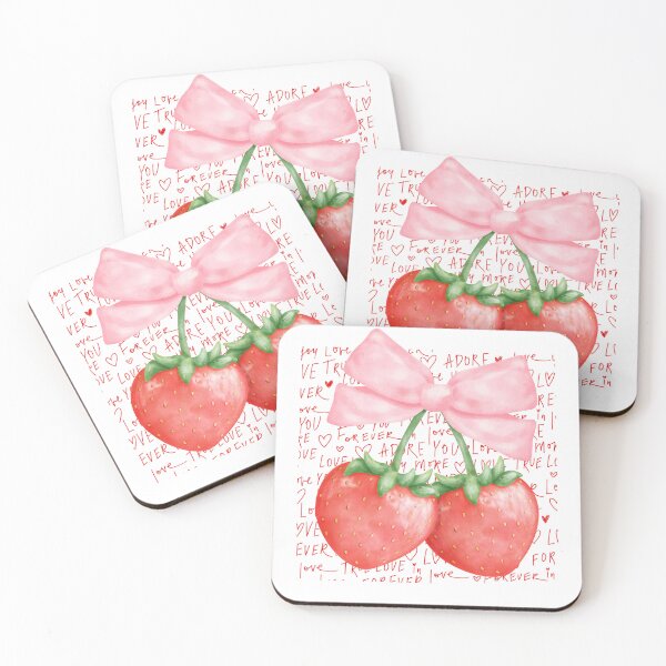 Item preview, Strawberry Love with Valentines day, Pink Valentines , Valentines tee, designed and sold by dinartanddesign.