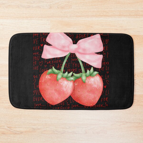 Item preview, Strawberry Love with Valentines day, Pink Valentines , Valentines tee, designed and sold by dinartanddesign.