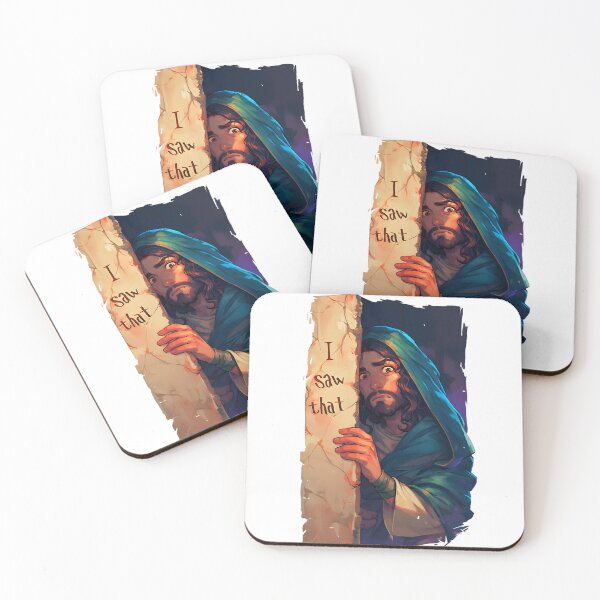 Item preview, Jesus Is Watching Meme designed and sold by StickySparkle.