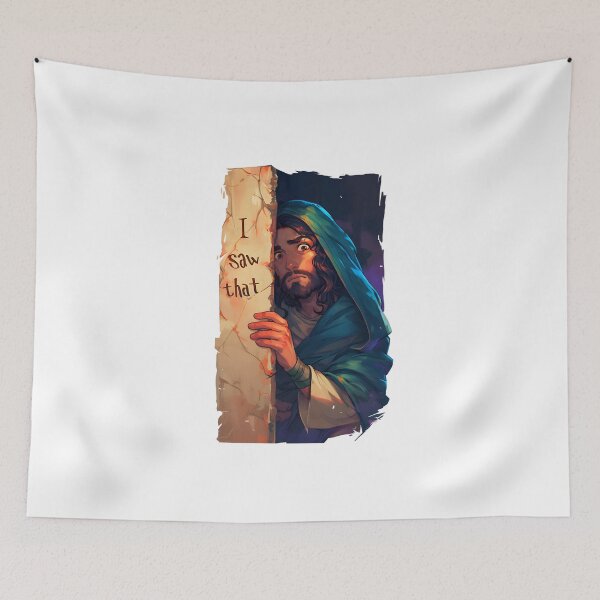 Item preview, Jesus Is Watching Meme designed and sold by StickySparkle.